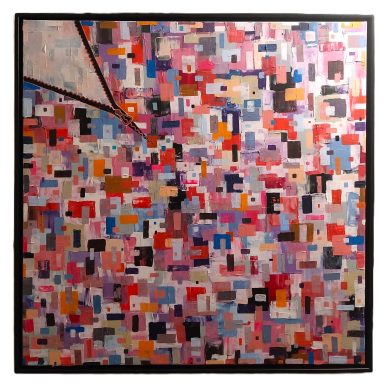 "Unter Verschluss" 100x100 cm