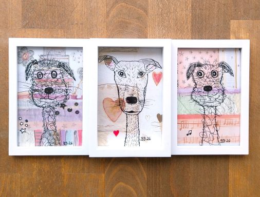 "Hundezeichnungen-Serie"